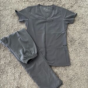 Jockey Gray Scrub Set